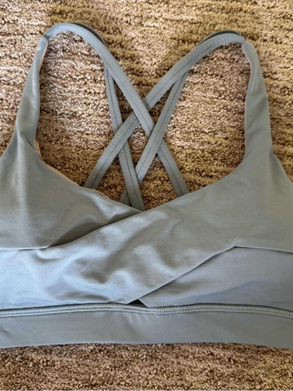 lululemon athletica Energy Bra Wrap - *Light Support* B/C Cup - Concrete Blue